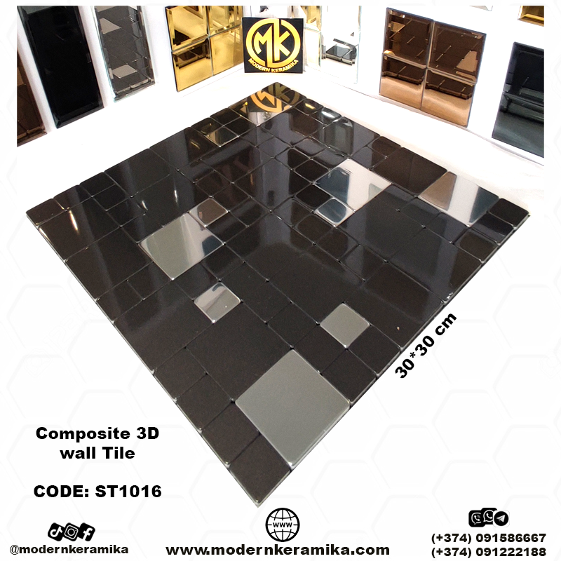 ST1016 դեկորատիվ 3դի սալիկ